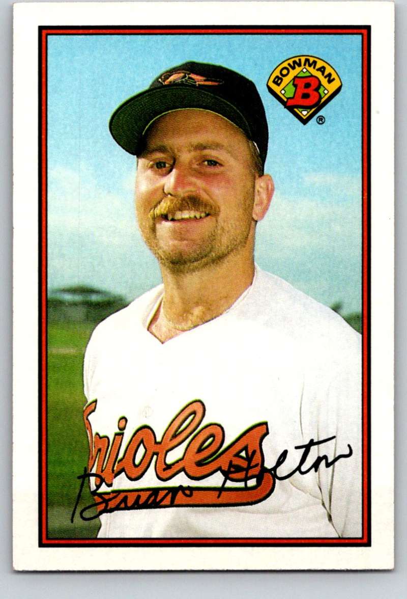 1989 Bowman #2 Brian Holton Orioles MLB Baseball Image 1