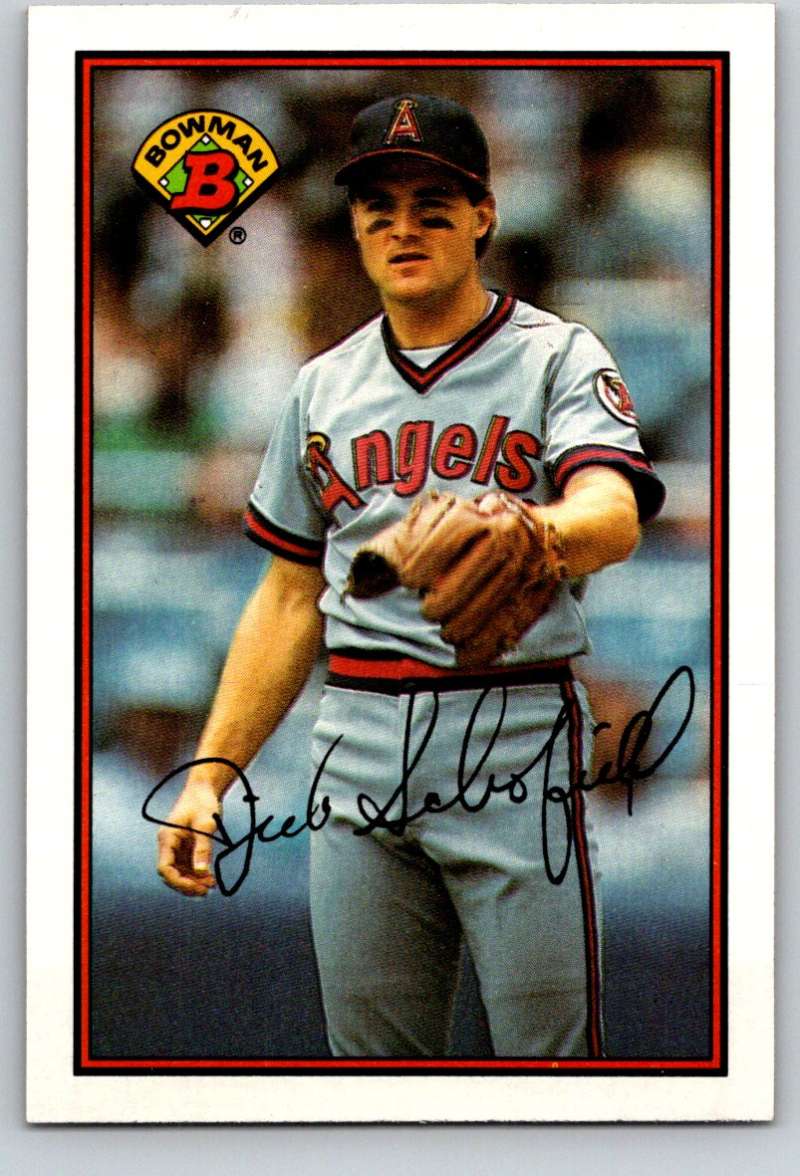 1989 Bowman #46 Dick Schofield Angels MLB Baseball