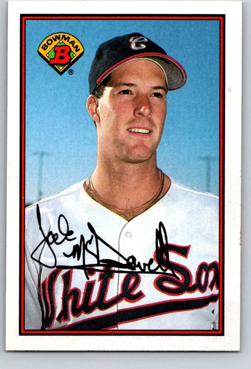 1989 Bowman #61 Jack McDowell White Sox MLB Baseball Image 1
