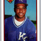 1989 Bowman #128 Danny Tartabull Royals MLB Baseball Image 1