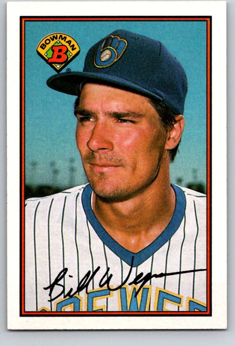 1989 Bowman #135 Bill Wegman Brewers MLB Baseball