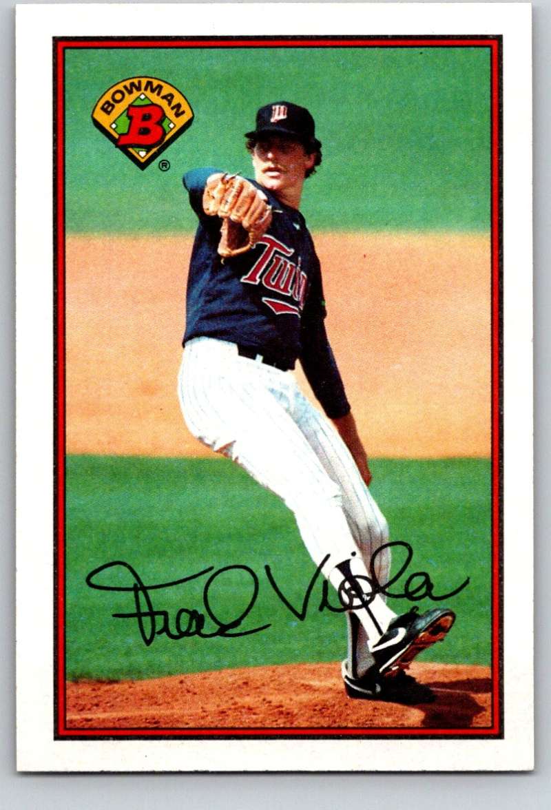 1989 Bowman #150 Frank Viola Twins MLB Baseball Image 1