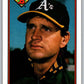 1989 Bowman #186 Bob Welch Athletics MLB Baseball Image 1