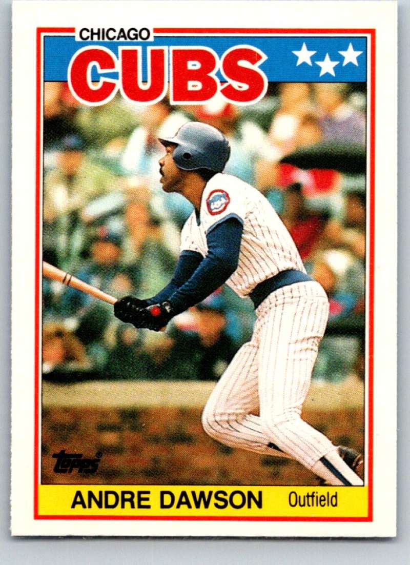 1988 Topps UK Minis #20 Andre Dawson Cubs MLB Baseball