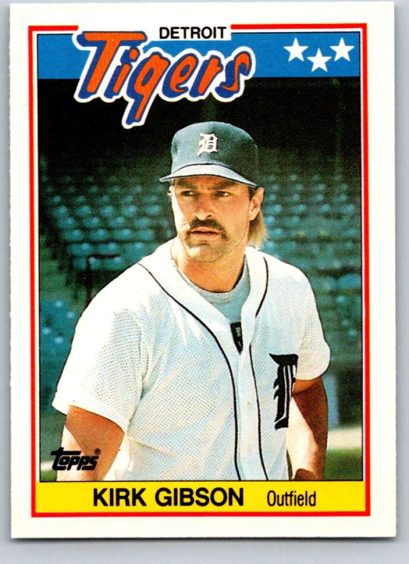 1988 Topps UK Minis #26 Kirk Gibson Tigers MLB Baseball