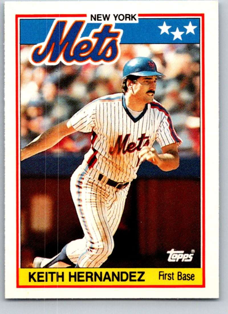 1988 Topps UK Minis #33 Keith Hernandez Mets MLB Baseball
