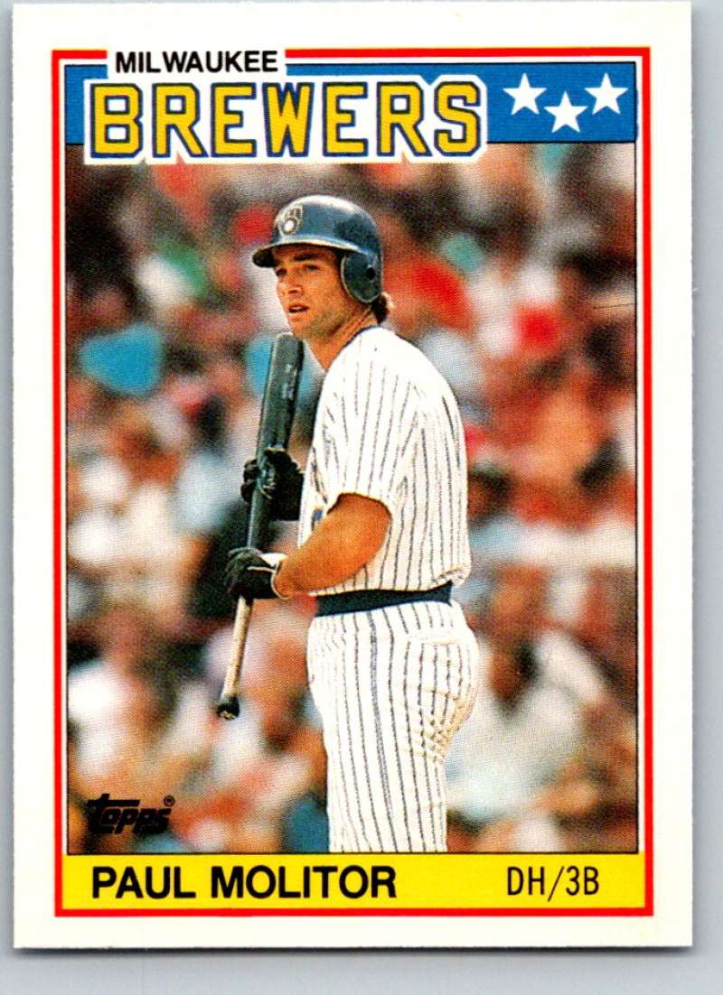 1988 Topps UK Minis #49 Paul Molitor Brewers MLB Baseball