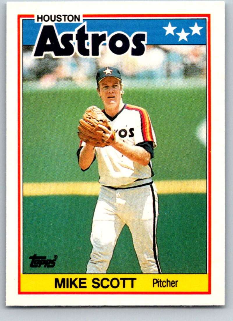 1988 Topps UK Minis #68 Mike Scott Astros MLB Baseball Image 1