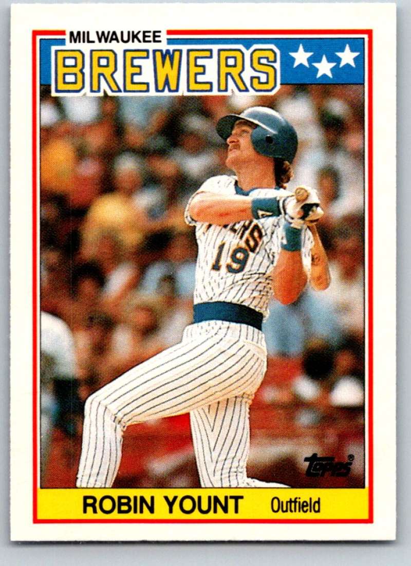 1988 Topps UK Minis #87 Robin Yount Brewers MLB Baseball