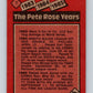 1986 Topps #7 Pete Rose Reds Rose Special: '83-'85 MLB Baseball