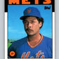 1986 Topps #18 Brent Gaff Mets MLB Baseball Image 1