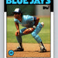 1986 Topps #45 Damaso Garcia Blue Jays MLB Baseball Image 1