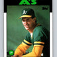 1986 Topps #58 Bill Krueger Athletics MLB Baseball Image 1