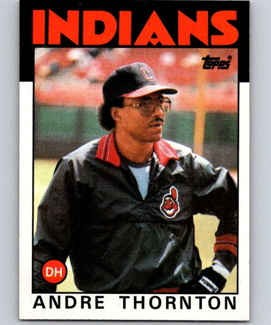 1986 Topps #59 Andre Thornton Indians MLB Baseball Image 1