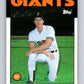1986 Topps #63 Ron Roenicke Giants MLB Baseball Image 1