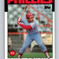 1986 Topps #69 Luis Aguayo Phillies MLB Baseball Image 1