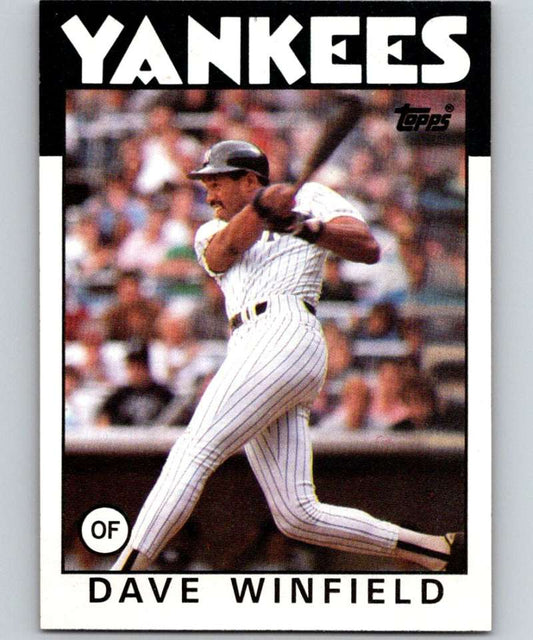 1986 Topps #70 Dave Winfield Yankees MLB Baseball