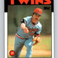 1986 Topps #71 Ken Schrom Twins MLB Baseball Image 1