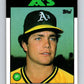 1986 Topps #84 Curt Young Athletics MLB Baseball Image 1