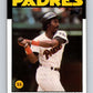 1986 Topps #90 Garry Templeton Padres MLB Baseball Image 1