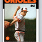 1986 Topps #110 Scott McGregor Orioles MLB Baseball Image 1
