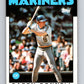 1986 Topps #119 Barry Bonnell Mariners MLB Baseball Image 1
