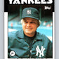 1986 Topps #135 Joe Niekro Yankees MLB Baseball Image 1