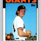 1986 Topps #138 Mark Davis Giants MLB Baseball Image 1