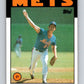 1986 Topps #144 Doug Sisk Mets MLB Baseball Image 1