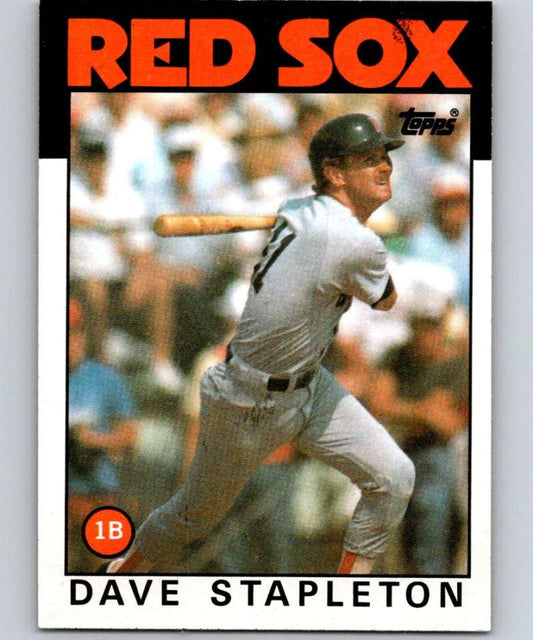 1986 Topps #151 Dave Stapleton Red Sox MLB Baseball Image 1