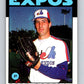 1986 Topps #154 Bert Roberge Expos MLB Baseball