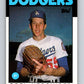 1986 Topps #159 Orel Hershiser Dodgers UER MLB Baseball Image 1