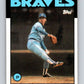 1986 Topps #167 Zane Smith Braves MLB Baseball Image 1