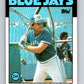 1986 Topps #168 Jeff Burroughs Blue Jays MLB Baseball Image 1