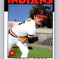 1986 Topps #172 Jerry Reed Indians MLB Baseball Image 1