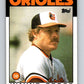 1986 Topps #173 Wayne Gross Orioles MLB Baseball Image 1