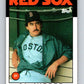 1986 Topps #181 Al Nipper Red Sox MLB Baseball Image 1