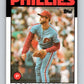 1986 Topps #183 Larry Andersen Phillies MLB Baseball Image 1