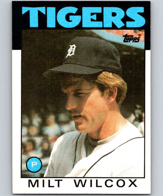 1986 Topps #192 Milt Wilcox Tigers MLB Baseball