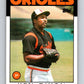 1986 Topps #198 Ken Dixon Orioles MLB Baseball Image 1