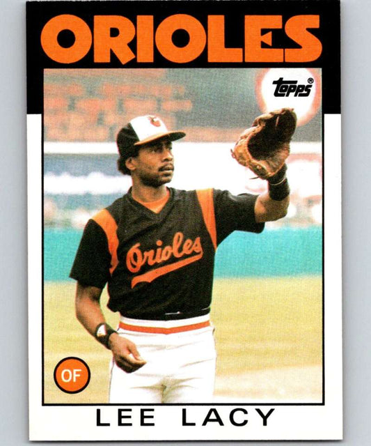 1986 Topps #226 Lee Lacy Orioles MLB Baseball Image 1