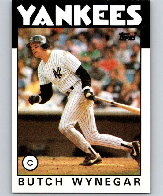 1986 Topps #235 Butch Wynegar Yankees MLB Baseball Image 1