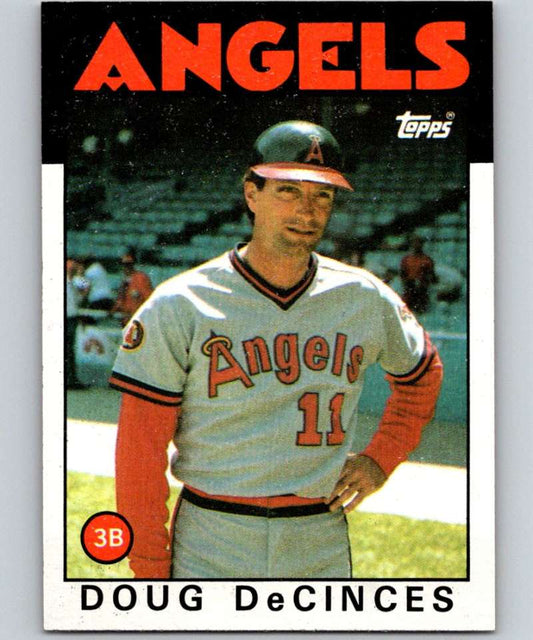 1986 Topps #257 Doug DeCinces Angels MLB Baseball
