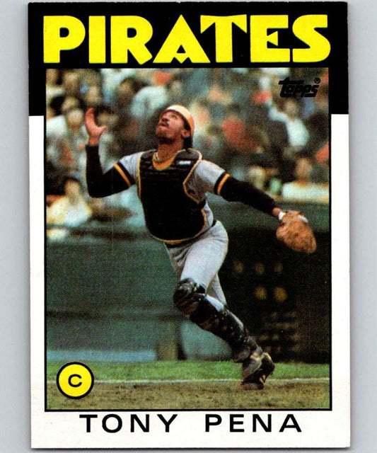 1986 Topps #260 Tony Pena Pirates MLB Baseball Image 1