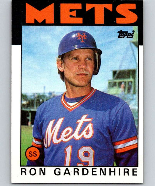 1986 Topps #274 Ron Gardenhire Mets MLB Baseball Image 1