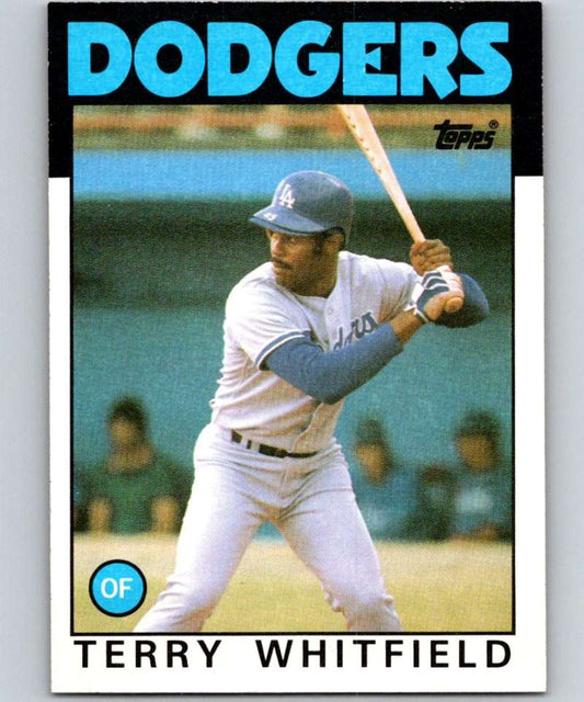 1986 Topps #318 Terry Whitfield Dodgers MLB Baseball