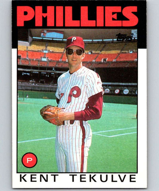 1986 Topps #326 Kent Tekulve Phillies MLB Baseball
