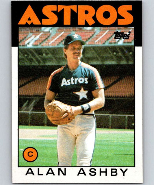 1986 Topps #331 Alan Ashby Astros MLB Baseball Image 1