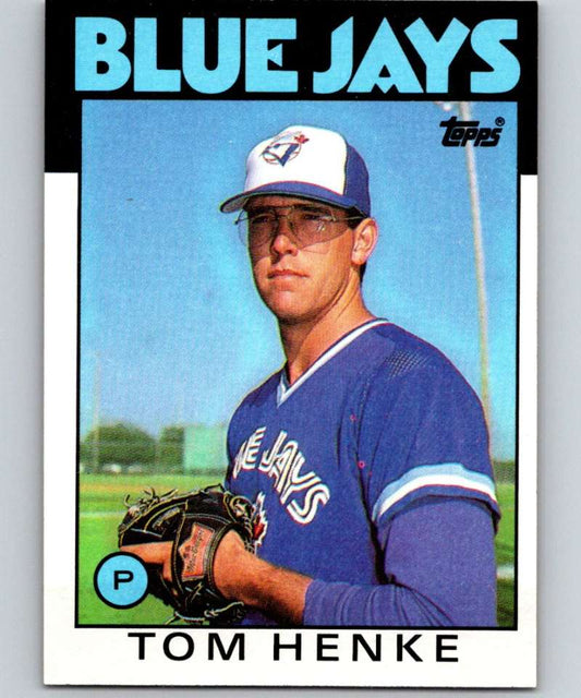 1986 Topps #333 Tom Henke Blue Jays MLB Baseball