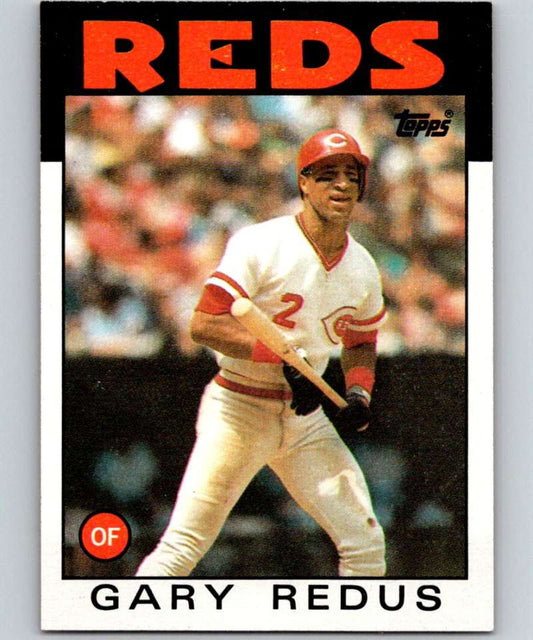 1986 Topps #342 Gary Redus Reds MLB Baseball Image 1